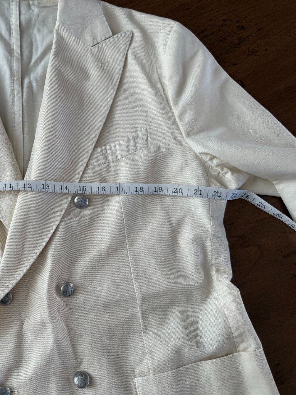 Paul Stuart Double‑Breasted Blazer (Men’s Medium, Measured) - Picture 2 of 12